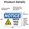 Signmission 10 in Height, 14 in Width, Vinyl Decal, Rectangle OS-2PACK-NS-D-1014-L-18968 - alternate 3